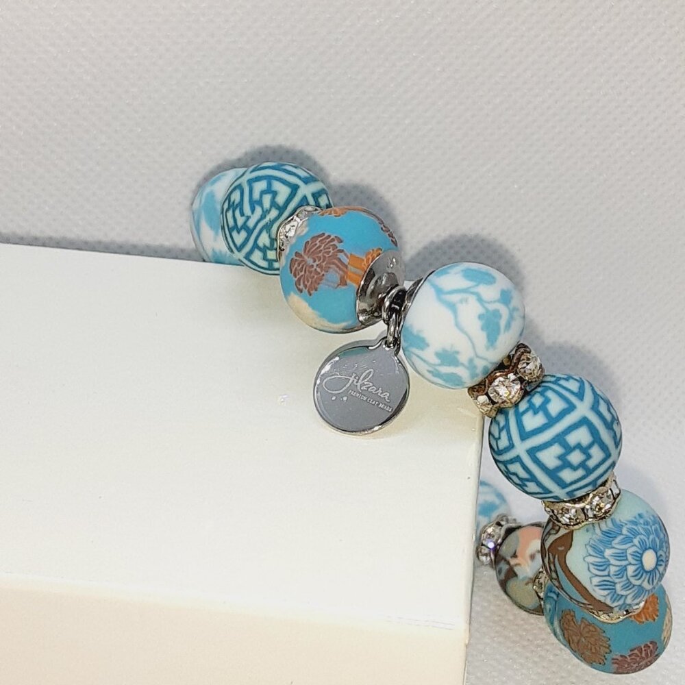 HOST PICK!!  New Jilzara polymer premium clay beaded bracelet - Picture 7 of 8
